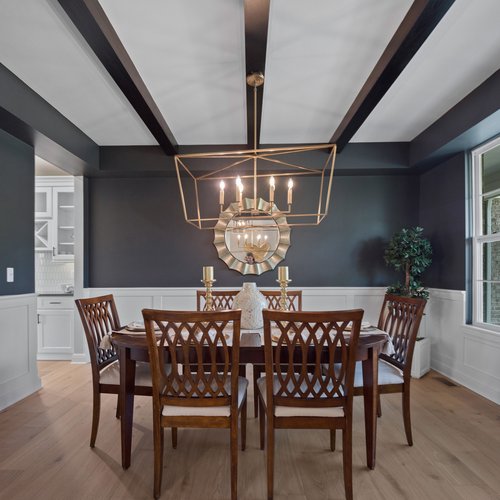 hardwood dining room flooring